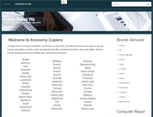 Tablet Screenshot of economycopier.com